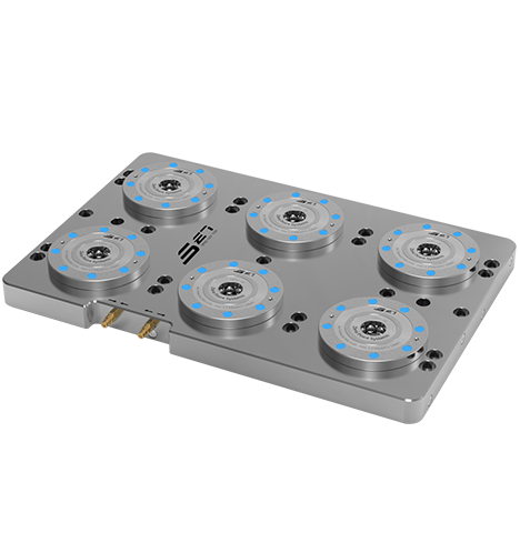 Seks element null posisjoner baseplate